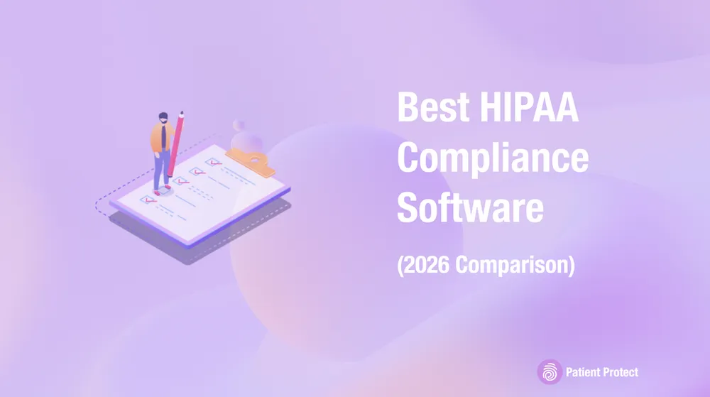 Checklist of 25 HIPAA compliance requirements evaluated across leading software platforms