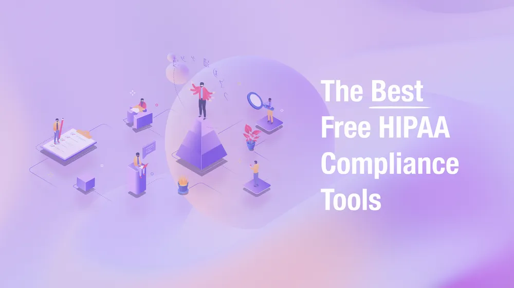 Dashboard view of free HIPAA compliance tools including risk assessment and policy templates
