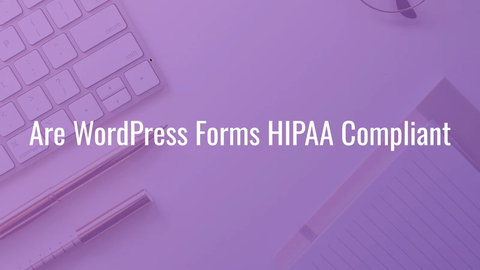 WordPress form on a healthcare website showing ePHI risk across plugins, hosting, backups, and third-party integrations