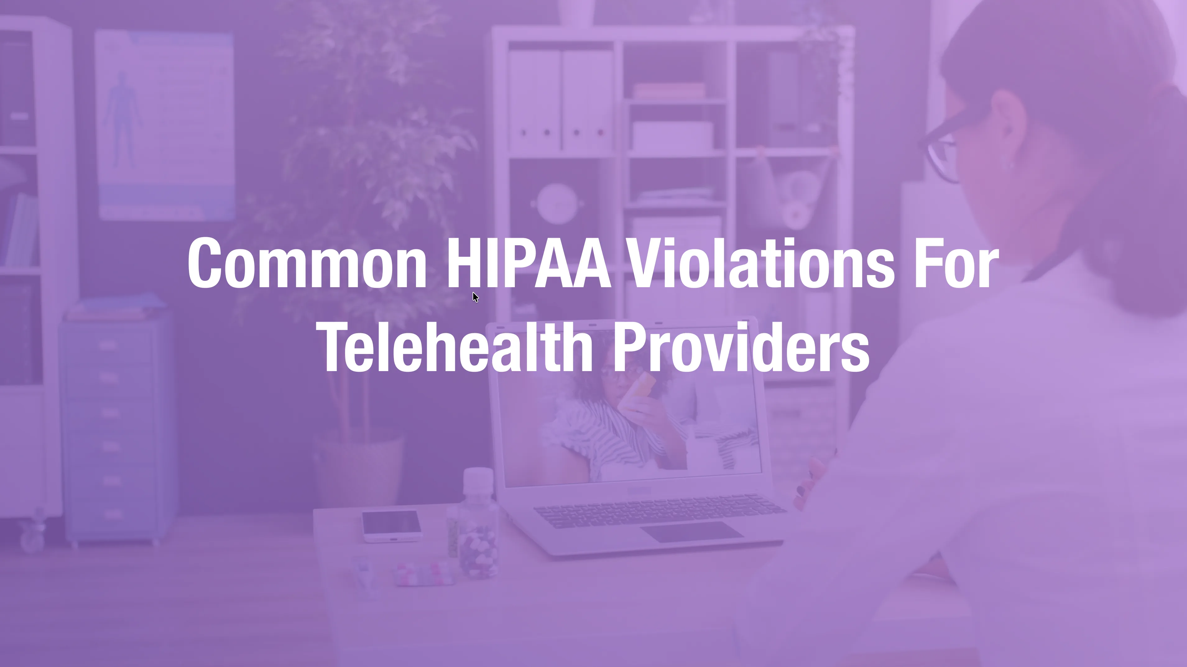 OCR enforcement actions targeting telehealth HIPAA violations including video platform and remote access issues