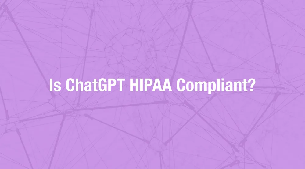 Warning illustration showing risks of healthcare staff using ChatGPT with unprotected patient data